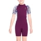 thumbnail image 1 of Sonducket Traje de neopreno de para buceo, deportes transpirables, pieles de buceo para niñas, surf UPF 50, protección solar, sensación de cuerpo Deportes acuáticos Púrpura M Sonducket OD003676-02, 1 of 6