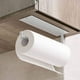 thumbnail image 1 of Portarrollos de cocina Portarrollos de pared Portarrollos de pared para papel de cocina Sin taladrar, Aluminio, Acabado mate, Portarrollos de papel Portarrollos de cocina Xemadio LN-1573, 1 of 5