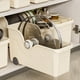 thumbnail image 1 of Cajas de almacenamiento de plástico, cesta de almacenamiento con polea multifuncional, estante de cocina, caja para clasificar artículos diversos, caja de almacenamiento para ollas y tazones, caja de, 1 of 8