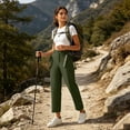 thumbnail image 5 of Edvintorg Womens Cargo Pants with Pockets High Waisted Hiking Trouser Outdoor Casual Athletic Pant Clothes Women Army Green S-2XL, 5 of 8