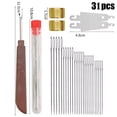 thumbnail image 3 of Big Eye Stainless Steel Sewing Needles Kit, 31 Pcs Stainless Steel Needles for Hand Sewing Kit DIY Craft Sewing-Tool Set for Beginners, Handcraft Lovers Clothing Repair, 3 of 6