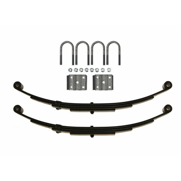 LIBRA 3500lb Single Trailer Axle Suspension Kit 1750lb Leaf Springs & Ubolt Kit