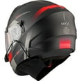 thumbnail image 3 of CKX Contact Full Face Snowmobile Helmet Edge Matte Red Black 515411, 3 of 9