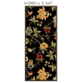 thumbnail image 3 of Safavieh Chelsea Gisselle Bordered Wool Runner Rug, Black, 2'6" x 6', 3 of 13