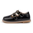 thumbnail image 6 of Toddler Girls Retro Leather Mary Jane Dress Shoes Kids Non Slip Hollow Out Ballet Flats Walking Shoes, 6 of 8