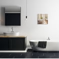 thumbnail image 3 of Stupell Industries Sunlit Bathroom View Botanical & Floral Painting Gallery Wrapped Canvas Art Print Wall Art, 17 x 17, 3 of 8