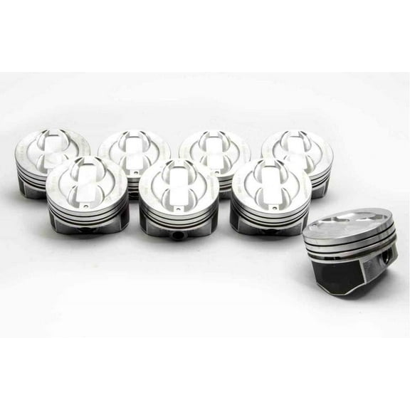 Silvolite Pistons compatible with 1996-01 Chevy 5.7 5.7L 350 Vortec Hypereutectic Coated Skirt Pistons Set of (8) STD 4.00" Bore Diameter