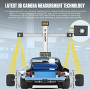 Autool XC505 3D Wheel Alignment Machine, Wheel Alignment & Balancing System with Voice Guidance, Car Model Database, Precise Positioning, Multilingual