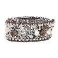 thumbnail image 1 of veasfak Lace Ribbon 2.5cm Rhinestone Gravel Shell Trims DIY Ribbon Lace for Applique Black, 1 of 9