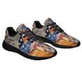 thumbnail image 6 of Memorial Day US Veteran Memorial American flag We The People Saluting Soldier Shoes Sneakers Black Size 9, 6 of 7