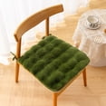 thumbnail image 1 of Xiao Hua Cojín de Peluche de Conejo Verde -1 Pieza, Cojín Cuadrado para Silla de Comedor de 19.69 X 19.69 Pulgadas, Tela de Respaldo Antideslizante, Cojín para Silla de Comedor de Textura Esponjosa, 1 of 4