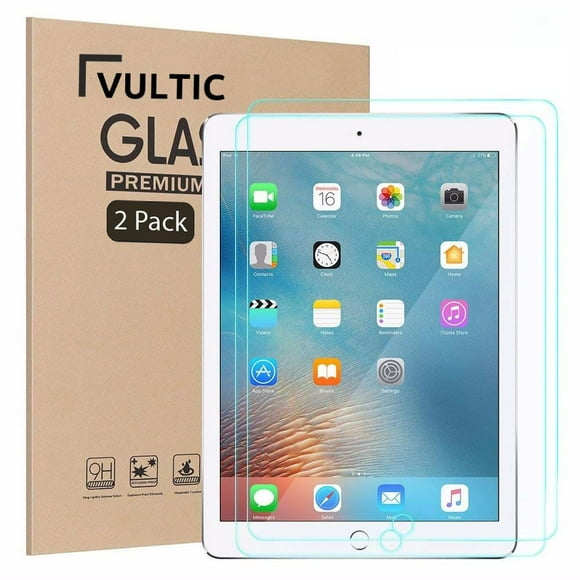 Vultic Protecteur d'Écran en Verre Trempé pour iPad Mini 1/2/3, Couverture de Film pour Apple iPad Mini, Mini 2 & Mini 3 [2 Pack]