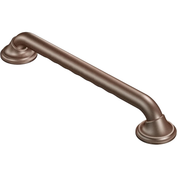 LR8716D3GOWB Bathroom Safety 16-Inch Designer Bathroom Grab Bar with Curled Grip, Old World Bronze