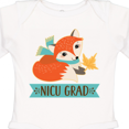 thumbnail image 3 of Inktastic NICU Grad Woodland Fox Boys or Girls Long Sleeve Baby Bodysuit, 3 of 4