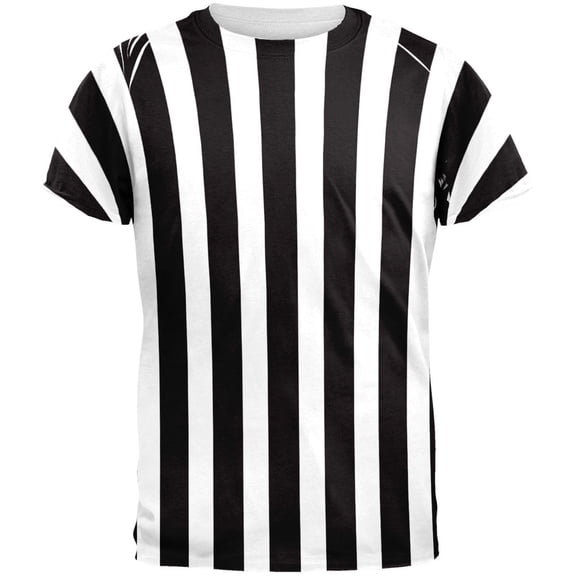 Halloween Referee All Over Adult T-Shirt - Large
