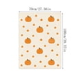 thumbnail image 3 of Sahpxhe Halloween Throw Blanket Nap Blanket,Soft Flannel Festive Pumpkin Print Decorative Cover for Sofa Couch Bed Living Room Holiday Party Ornament,39.37x27.56in Multicolor-S, 3 of 6