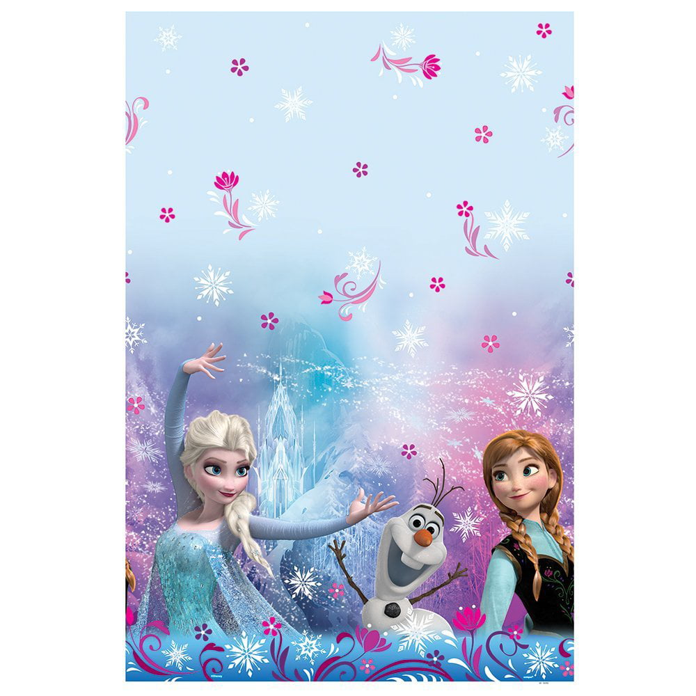 FROZEN 2 PLASTIC TABLE COVER ~ Birthday Party Supplies Cloth Decorations Anna 