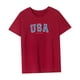 thumbnail image 4 of Camiseta de mujer Salvador verano cuello redondo para senderismo vacaciones deportes de playa, 4 of 7
