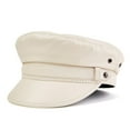 thumbnail image 1 of Casquette de Mode pour Femmes en Cuir PU Visière Béret Automne, 1 of 2
