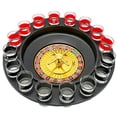 thumbnail image 2 of Juego de bebidas para fiestas, juego de beber con ruleta, plato giratorio para bebidas, juego de beber con 16 vasos de chupito, Rusia, 2 of 6