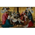 thumbnail image 2 of Van der Weyden, Rogier 18x12 Gold Ornate Wood Framed with Double Matting Museum Art Print Titled - The DeVintageition, 2 of 4