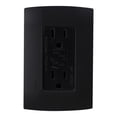 thumbnail image 1 of Contacto Duplex Gfci Schneider Electric Negro 15A, 1 of 3
