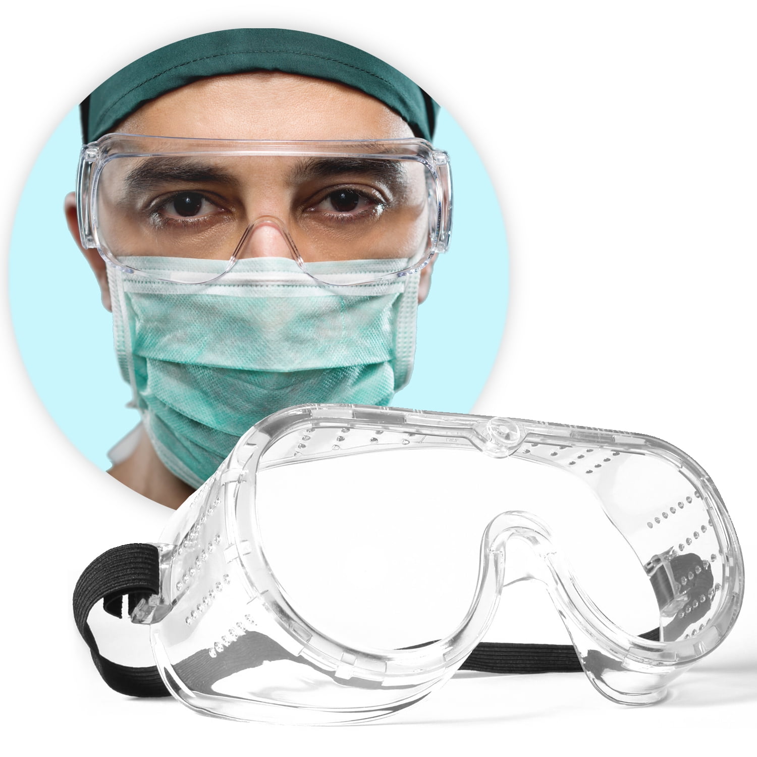 Artnaturals Safety Eye Protection Goggles MultiFunction Adjustable (2