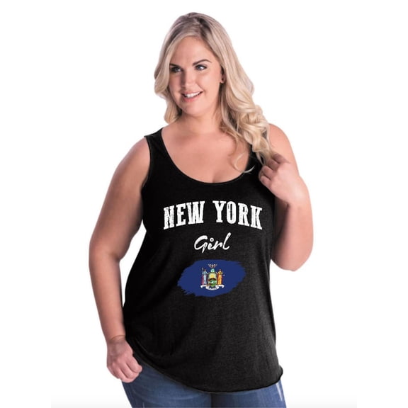 Normal is Boring - Women's Plus Size Tank Top, up to Size 28 - New York Girl