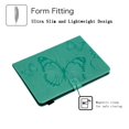 thumbnail image 4 of Dteck Folio Case For iPad Pro 11 inch, Lightweight Embossed Butterfly PU Leather Flip Stand Case Cover with Card/Stlylus Holder,Green, 4 of 4