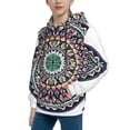 thumbnail image 2 of Daiia Colorful With Blue Oriental for Boys Fashion Hoodies & Sweatshirts with Kangaroo Pocket,Hooded Sweatshirt for Kid, Breathable& Moisture Wicking-Medium, 2 of 6