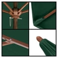 thumbnail image 4 of Astella 90" Hunter Green Solid Print Hexagon Market Patio Umbrella, 4 of 5