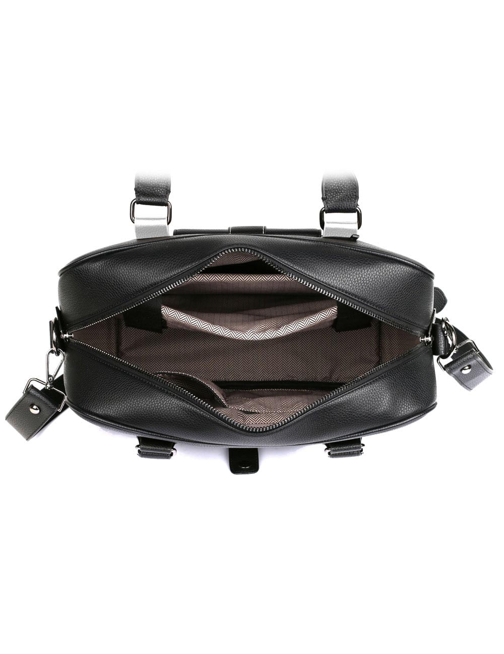 Karla Hanson Men's Professional & Travel Briefcase - Black /White