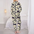thumbnail image 3 of Bingfone Womens Pajama Sets Game Controller Print,Long Sleeve Loungewear Pajamas Set-Large, 3 of 8