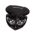 thumbnail image 2 of Fairing Dual Headlight, High Low Beam Motorcycle Front Light High Brightness Durable Black Easy To Install  For Motorcycle, 2 of 8