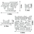 thumbnail image 2 of Troqueles de corte Heureppy de gatos de Halloween para scrapbooking y manualidades, 2 of 5