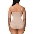 thumbnail image 6 of Elainilye Fashion Bodysuits for Women Ladies Seamless One-Piece Body Shaper Butt Lifting Shapewear Stretch Slimming Body Corset,Brown, 6 of 8