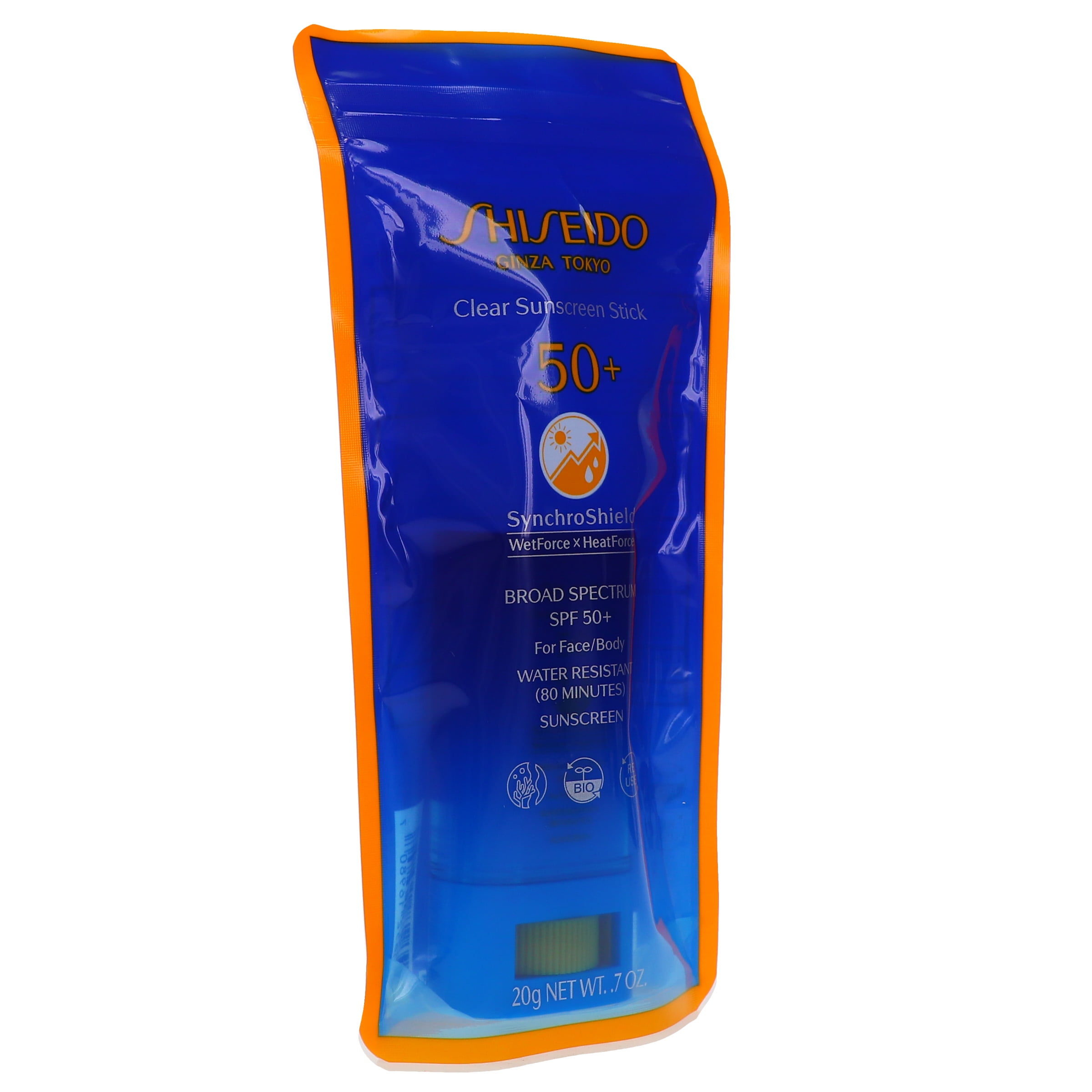 Shiseido Clear Sunscreen Stick SPF 50+ 0.7 oz HSA/FSA