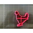 thumbnail image 4 of Chicken/hens Cookie Cutter (4")- Fast Shipping - Sharp Edges - Exceptional Quality, 4 of 5