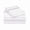 Dark Grey, variant on 400TC Single Line Embroidery Sateen Solid Cotton Queen Sheet Set, White
