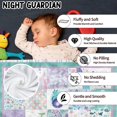 thumbnail image 4 of Mermaid Baby Throw Blanket for Girls, Soft Cozy Cute Mermaid Ocean Theme Plush Flannel Crib Blanket for Nursery, 30x40 inch Purple Teal Mermaid Fleece Blanket for Couch Newborn Toddler Kids Gift, 4 of 18