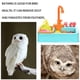 thumbnail image 5 of Methold Bañera de pájaros, cuenco de ducha automático con batería, alimentador de animales, juguetes para niños, bañera de plástico Aseo de mascotas azul Methold PT000082-02B, 5 of 6