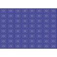 thumbnail image 1 of Ahgly Company Machine Washable Indoor Rectangle Transitional Sapphire Blue Area Rugs, 5' x 7', 1 of 7