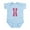 Sky Blue, variant on CafePress - XX Infant Bodysuit - Baby Light Bodysuit, Size Newborn - 24 Months