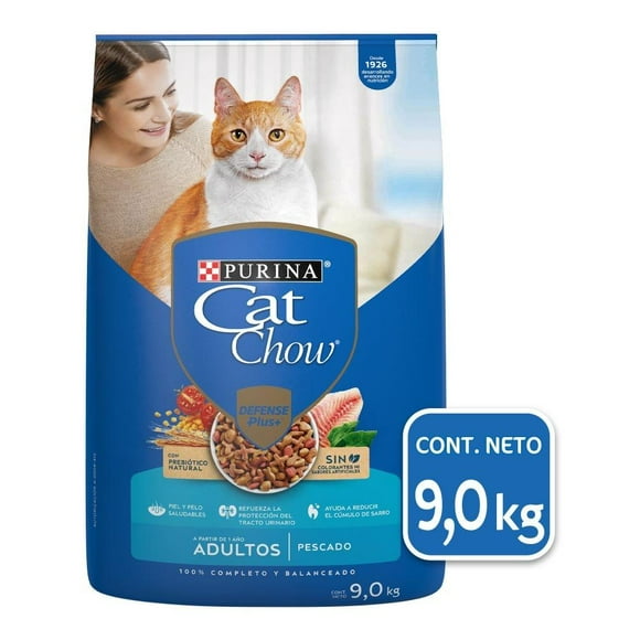Croqueta para Gato Cat Chow Pescados y Mariscos 9Kg Purina Cat Chow Cat Chow Pescados y Mariscos