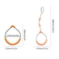 thumbnail image 5 of Kid Fitness Rings Suspensions Rings Children Swing Rings Strength Training Rings, 5 of 10