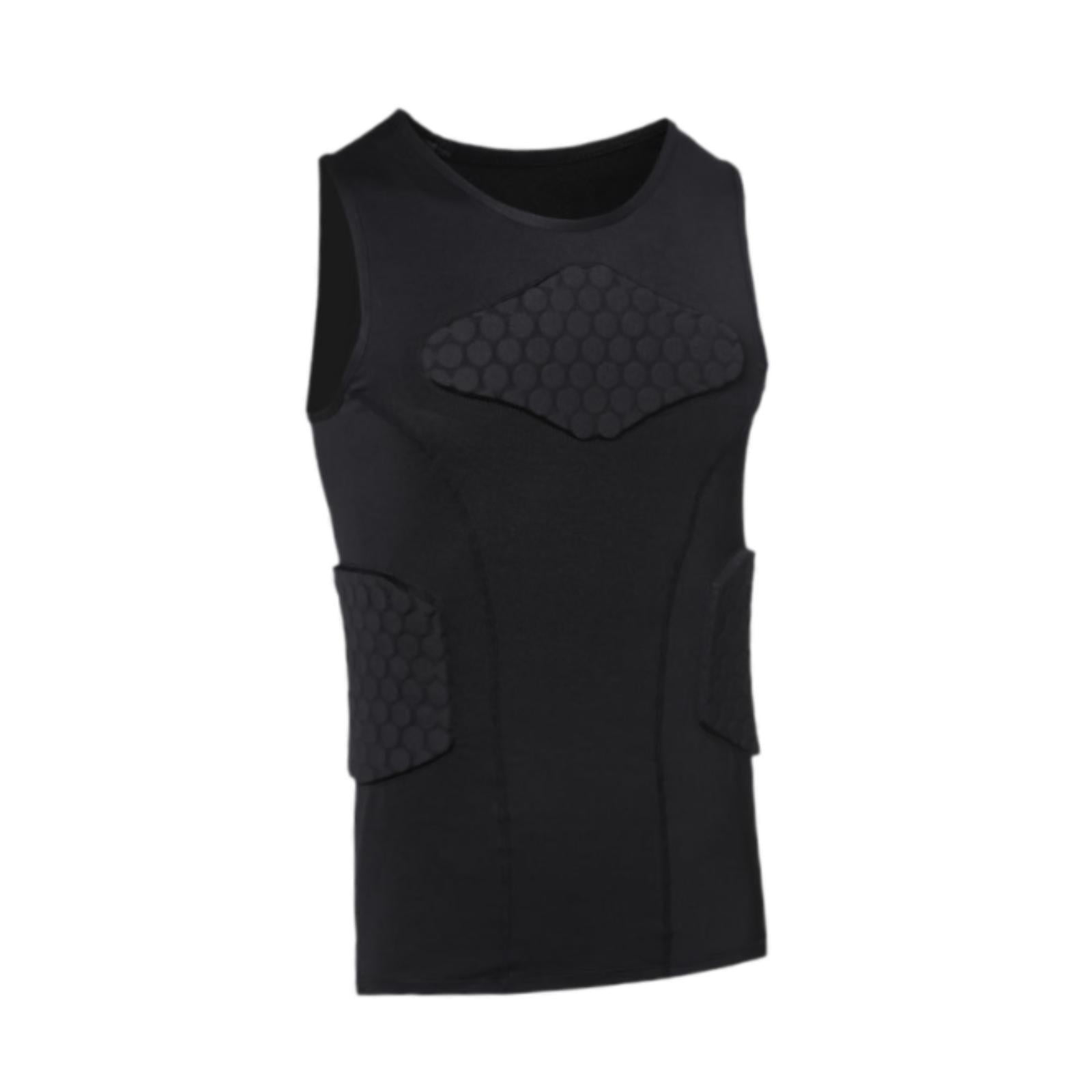 Gilet De Protection Côtes Et Poitrine - Léger, Respirant, Pour Football, Rugby, Skate
