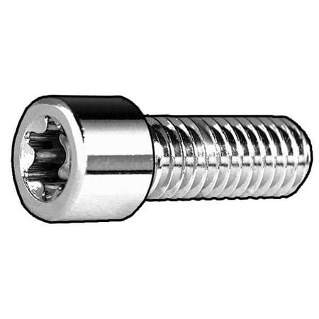 

ZoroSelect 1/4 -28 Socket Head Cap Screw Chrome Plated Steel 5/8 in L 5 PK