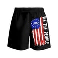 thumbnail image 5 of BOOMNY 250 Anniversary Usa Baby Boys Shorts Elastic Waist Beach Shorts for Kids Independence Day Patriotic Usa Flag Graphic Childrens Summer Dailywear, 5 of 5