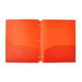 thumbnail image 4 of (2 pack) Pen+Gear 2-Pocket Poly Folders, Orange, 9.4" x 11.4", 50 Pack, 4 of 7