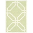 thumbnail image 2 of SAFAVIEH Cambridge Kierra Geometric Wool Area Rug, Lime/Ivory, 2' x 3', 2 of 8